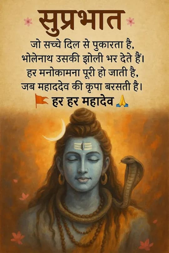 Shiva Good Morning quote